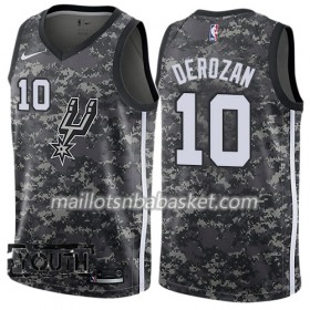 Maillot Enfant San Antonio Spurs DeMar DeRozan 10 Nike City Edition Noir Swingman